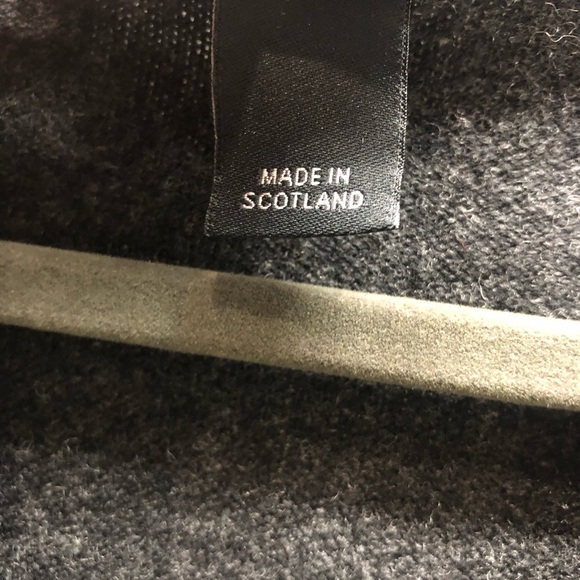 Harry Potter universal studios lambs wool cardigan, gray, GUC - Picture 6 of 8